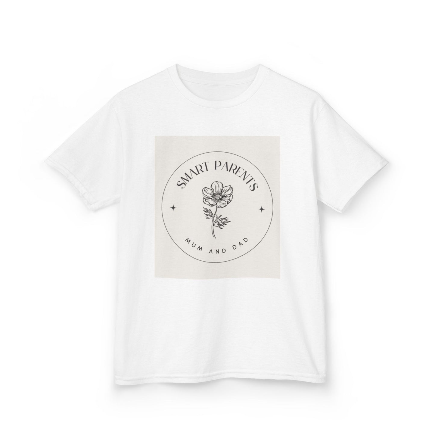 Kids Floral Tee, Smart PJs Shirt, Spring Gift for Kids, Birthday Outfit, Casual Wear for Children, Fun Summer T-Shirt