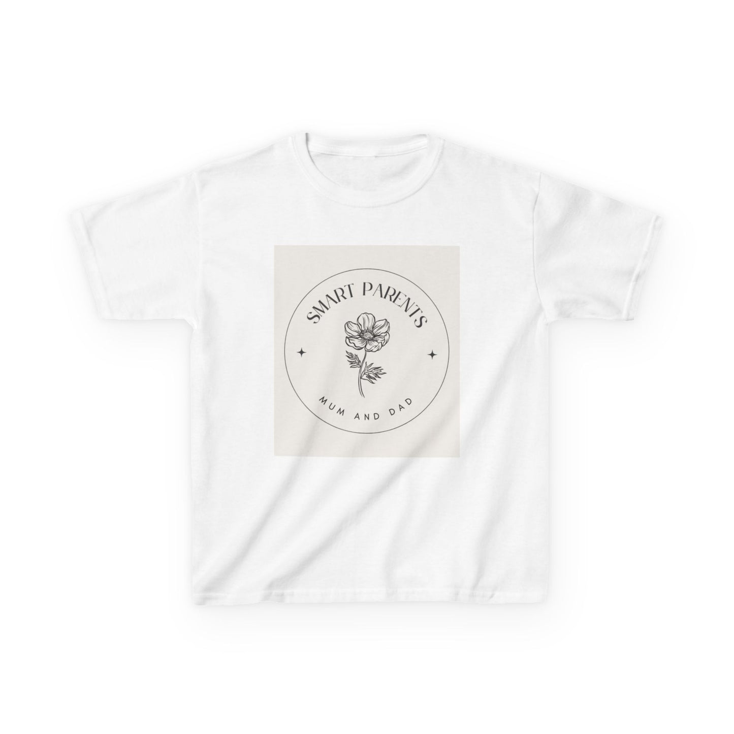 Kids Floral Tee, Smart PJs Shirt, Spring Gift for Kids, Birthday Outfit, Casual Wear for Children, Fun Summer T-Shirt